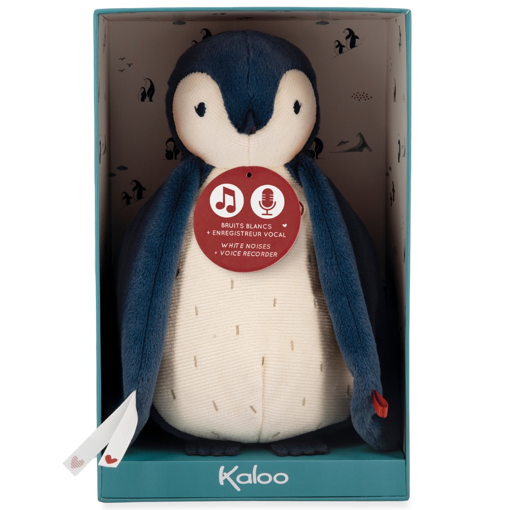 Peluche enregistreuse vocale et bruits blancs Manchot bleu (25 cm) (Kaloo) - Image 8