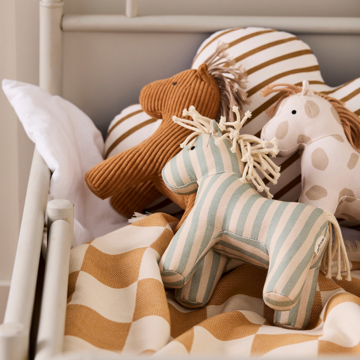 Peluche cheval Aiden Dotty (28 cm) (Kid's Concept) - Image 3