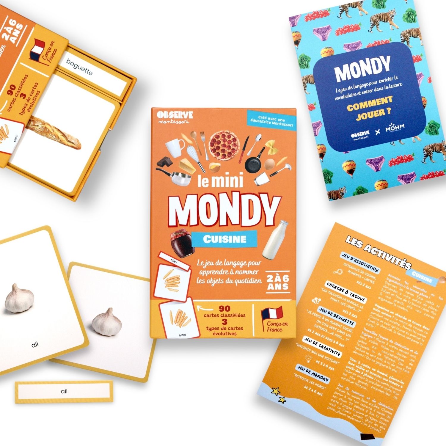 Coffret Mini Mondy (jeu de langage autour de la cuisine) (Observe Édition) - Image 4