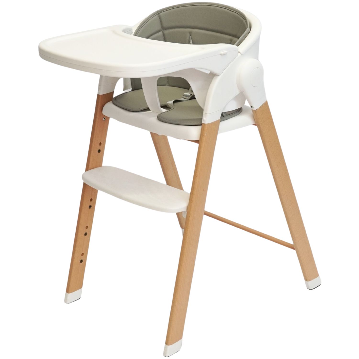 Chaise haute évolutive Grow With Me Pure white (Bo Jungle) - Image 1