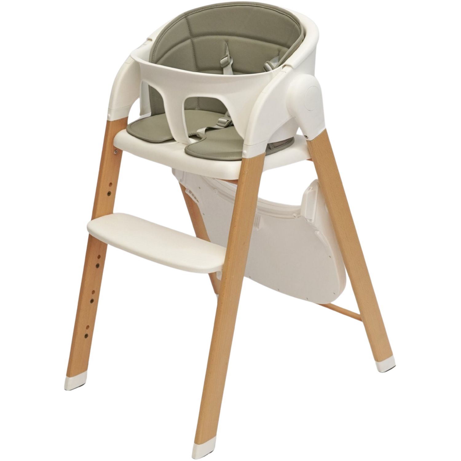 Chaise haute évolutive Grow With Me Pure white (Bo Jungle) - Image 5
