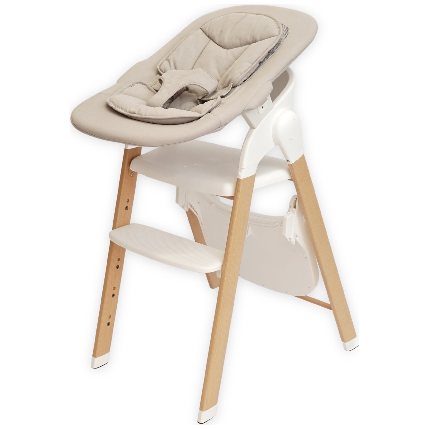 Chaise haute évolutive Grow With Me Pure white (Bo Jungle) - Image 8