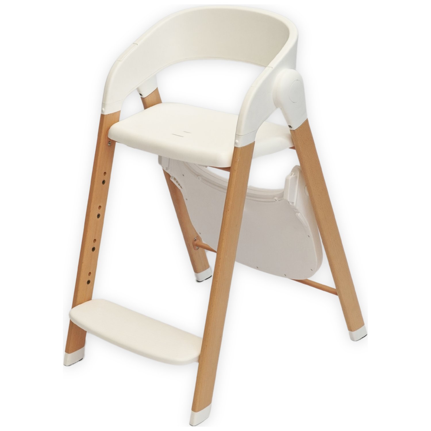 Chaise haute évolutive Grow With Me Pure white (Bo Jungle) - Image 9