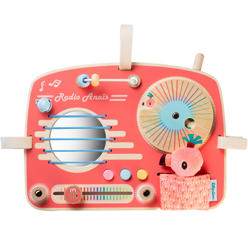 Panneau d'activités Radio Anaïs le flamant rose (Lilliputiens) - Image 1