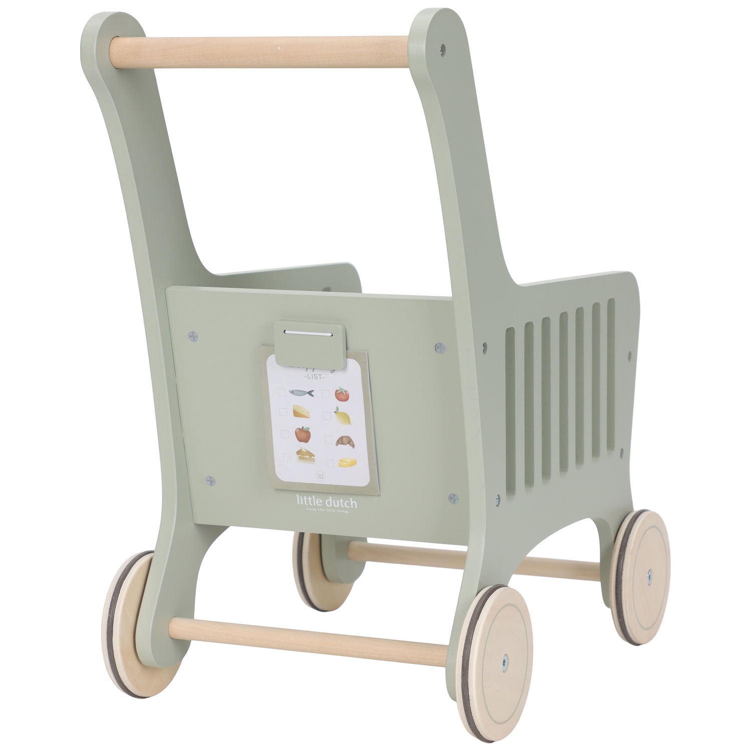 Chariot de courses en bois (Little Dutch) - Image 8
