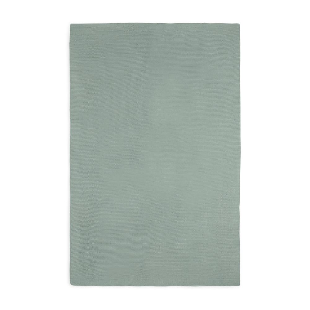 Couverture Basic knit vert d'eau (75 x 100 cm) (Jollein) - Image 2