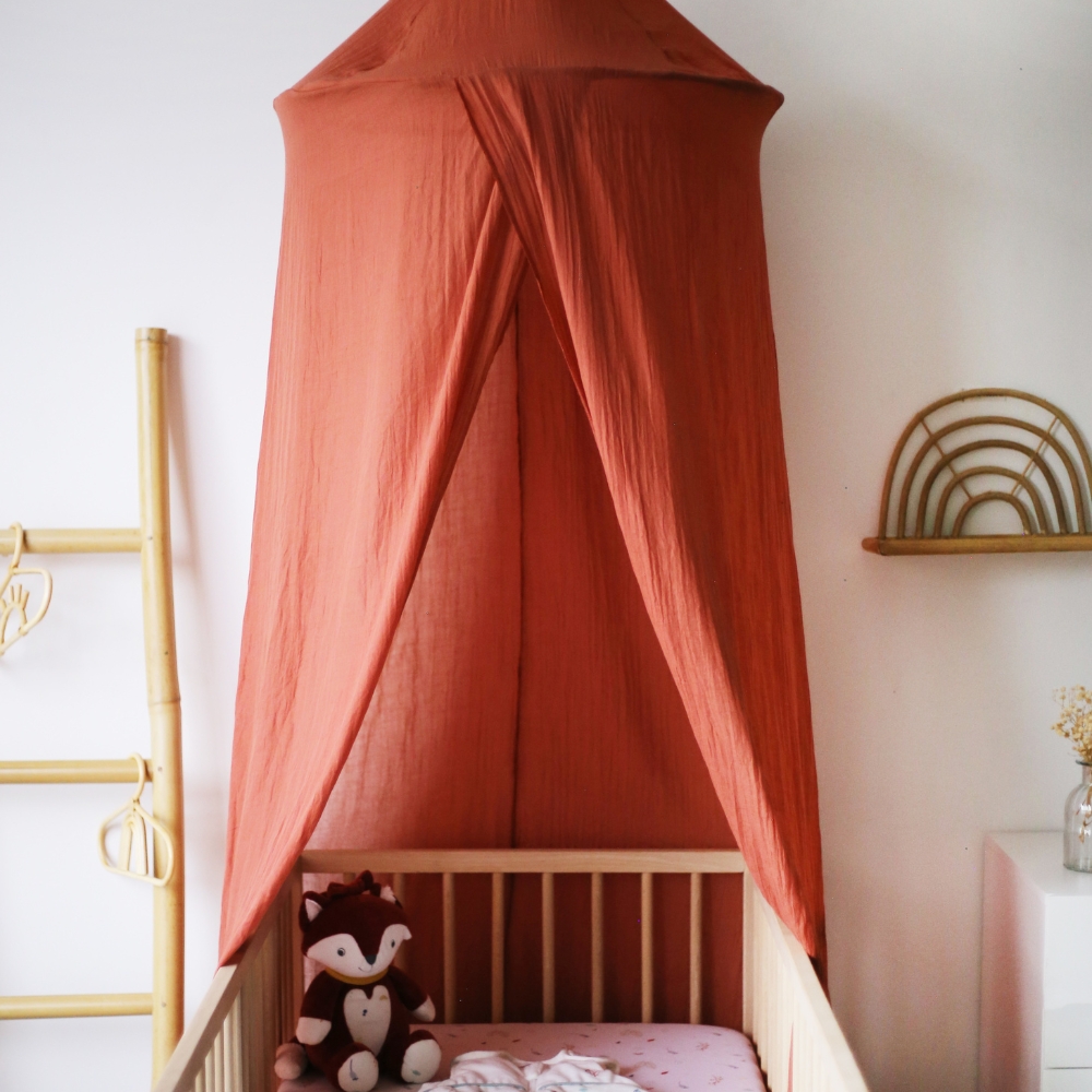 Ciel de lit Terracotta (260 cm) (Trois Kilos Sept) - Image 1