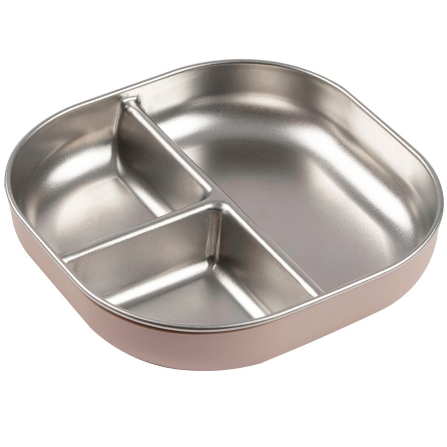 Béaba - Assiette compartimentée inox Barbe à papa