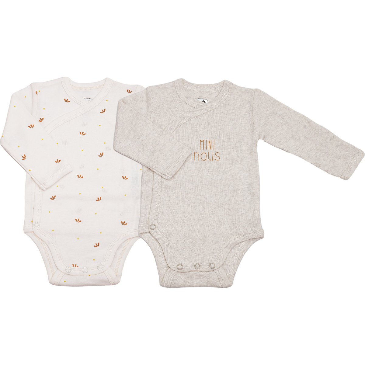 Lot de 2 bodies Mini Nous (1 mois) (Trois Kilos Sept) - Couverture
