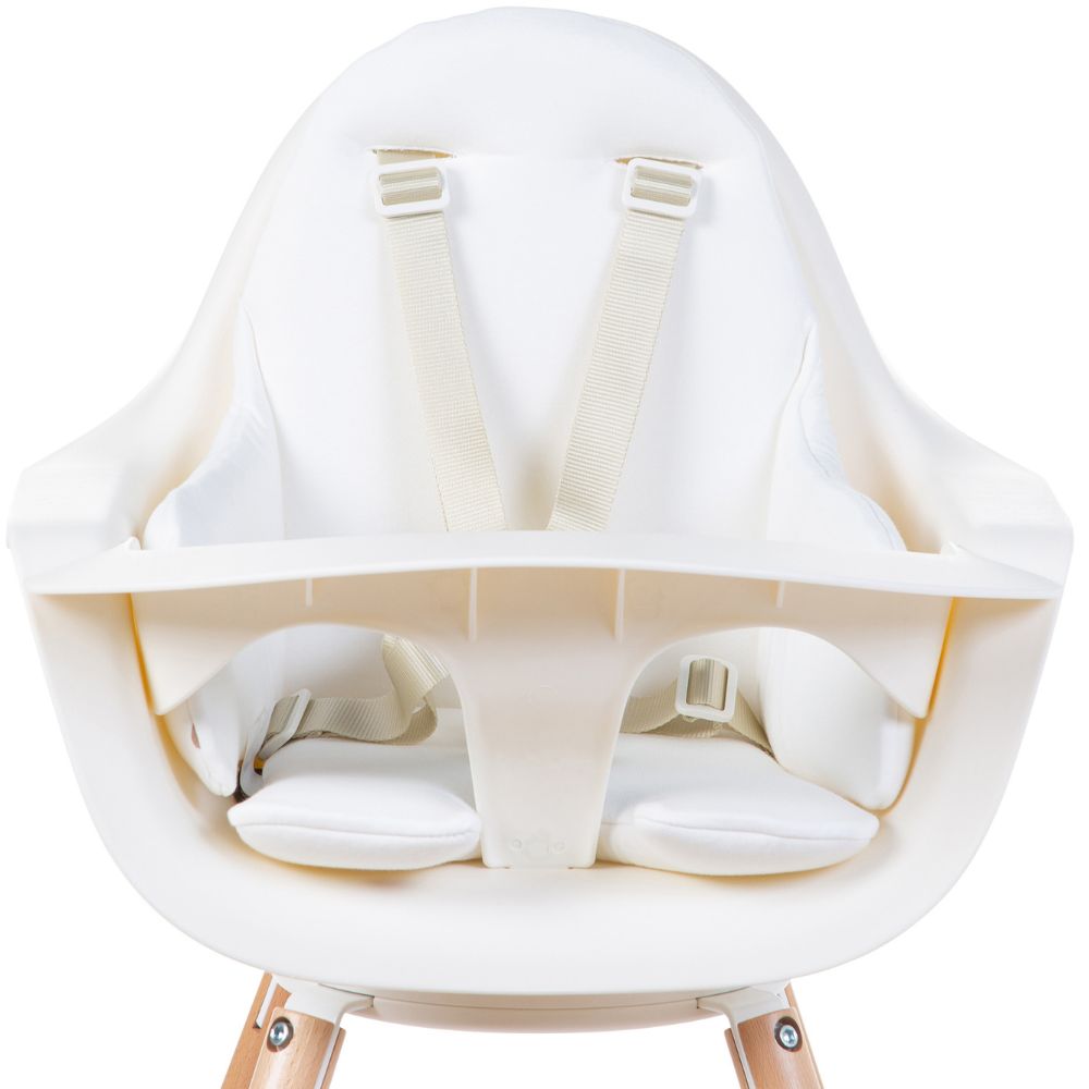 Coussin de chaise haute Evolu Jersey coeurs dorés (Childhome) - Image 4