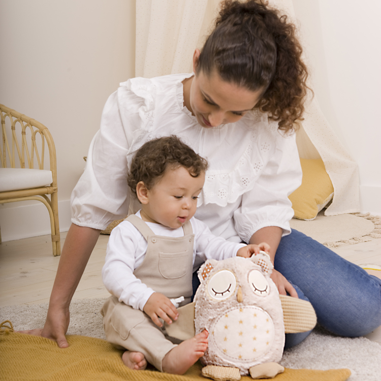 Peluche musicale bruit blanc hibou rêveur Smart Sensor (Cloud B) - Image 2