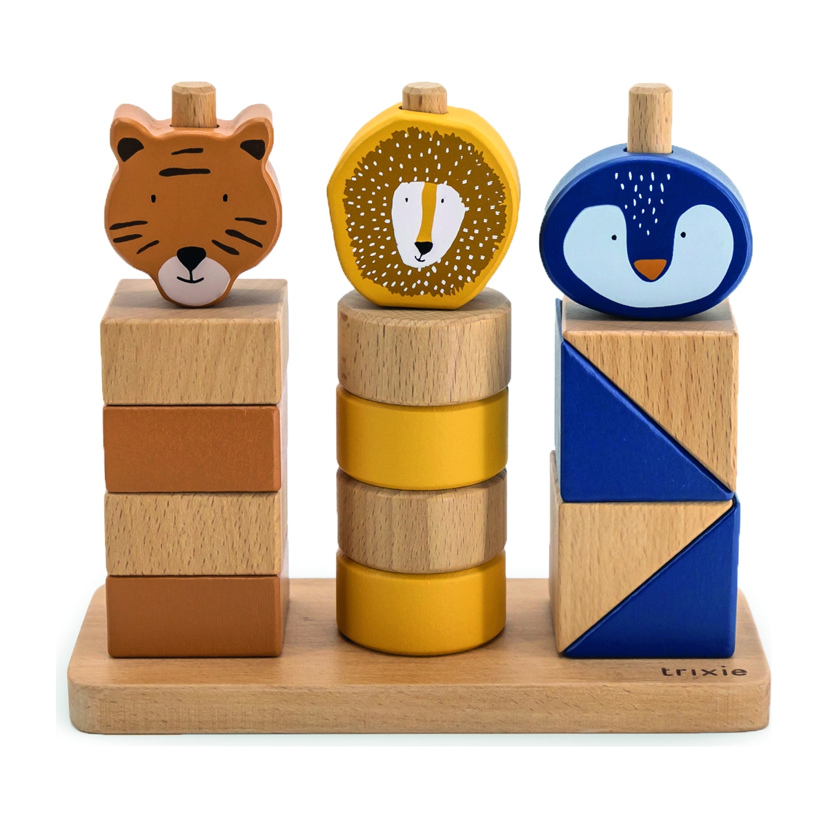 Trixie - Blocs animaux à empiler en bois All animals