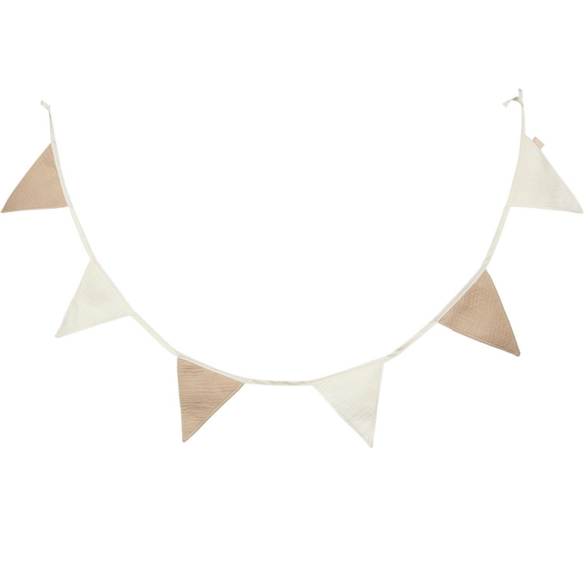Jollein - Guirlande de fanions Party Collection Biscuit (200 cm)
