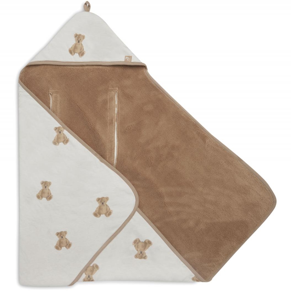 Jollein - Couverture nomade enveloppante Teddy Bear