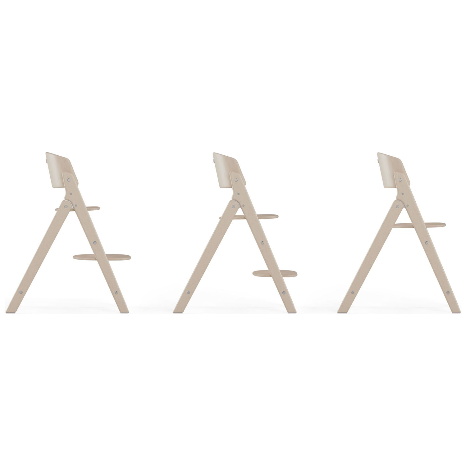 Chaise haute évolutive Click&Fold All Natural Dark (Cybex) - Image 8
