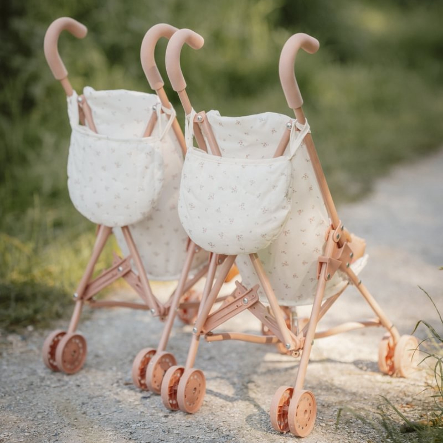 Poussette pour poupée en métal White Meadows (Little Dutch) - Image 5