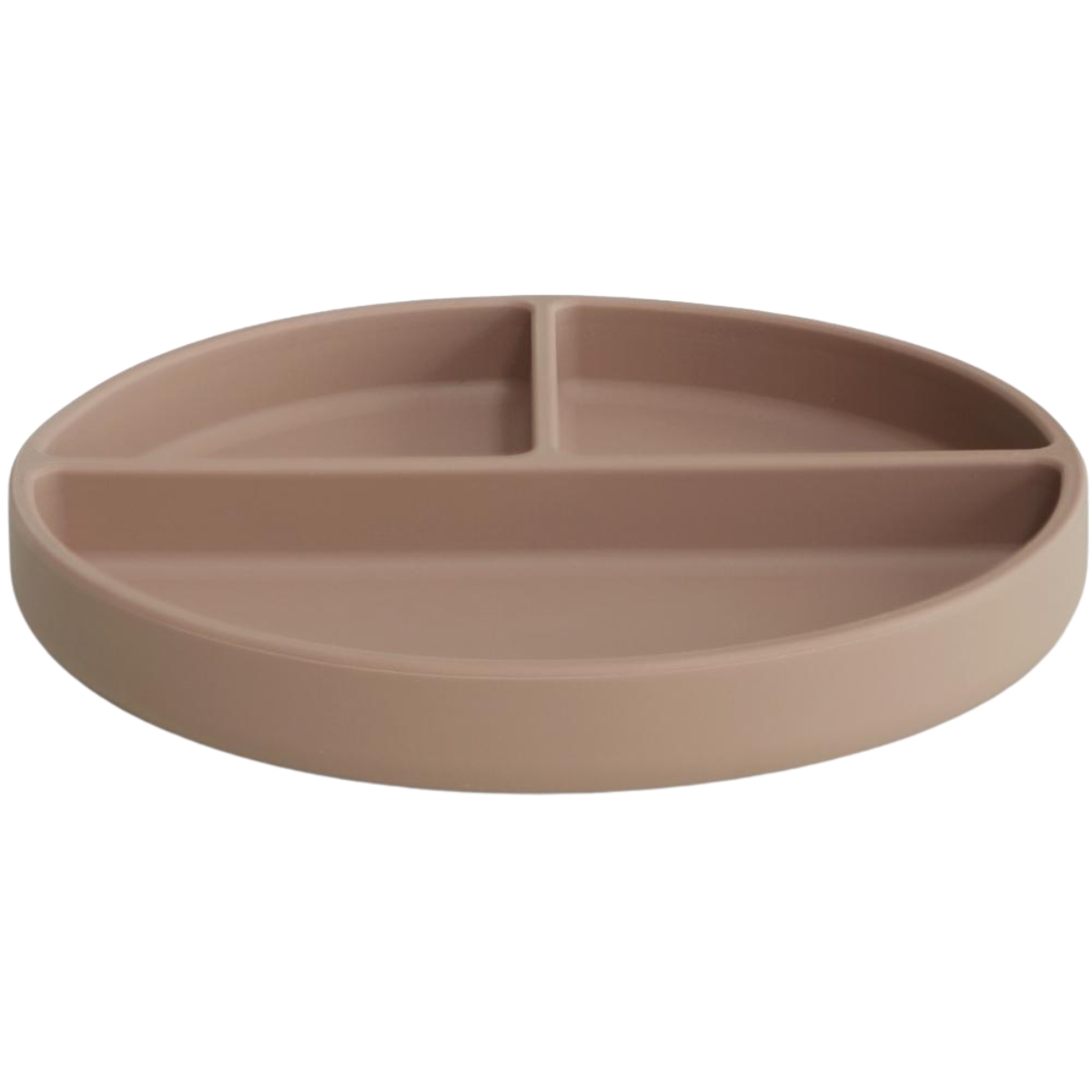 Assiette à compartiments en silicone avec ventouse Natural (Mushie) - Image 3