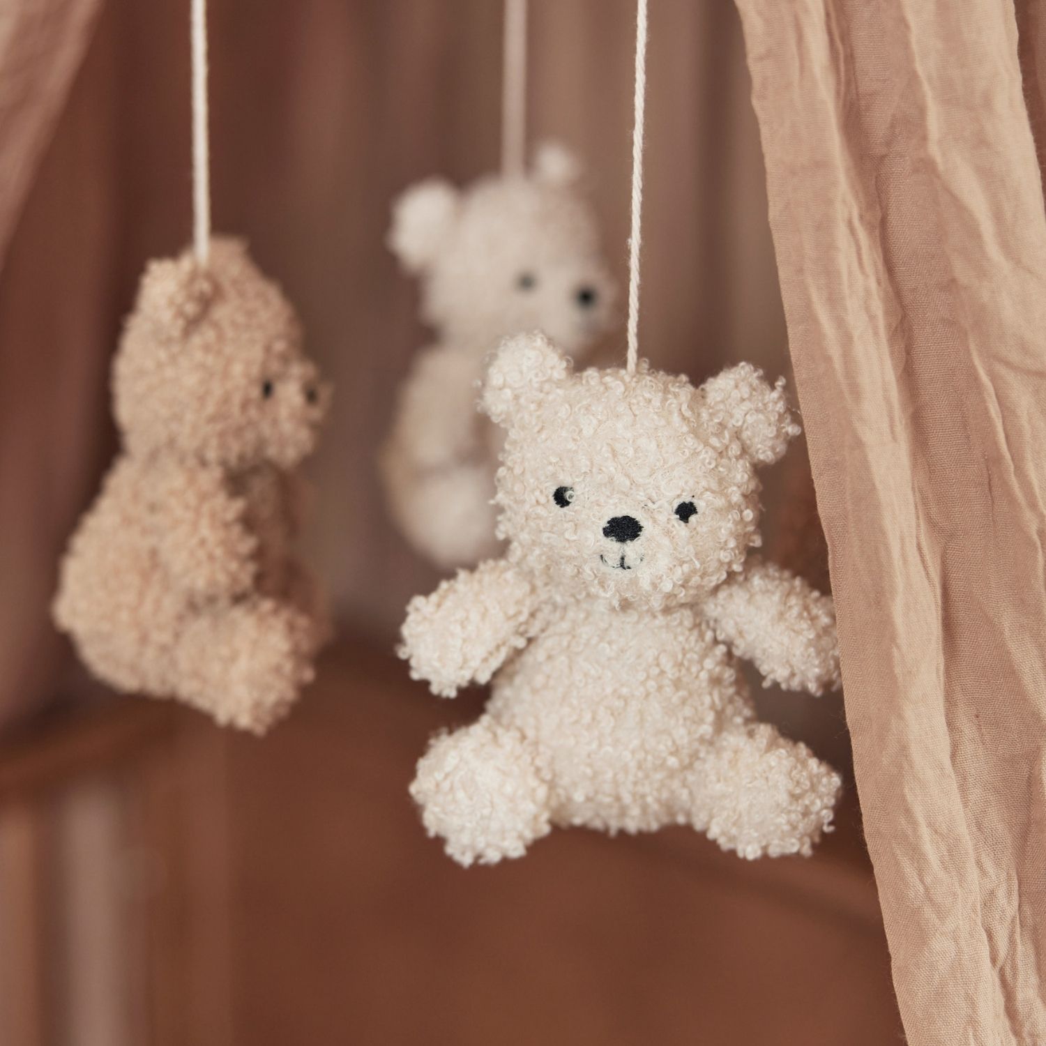 Mobile bébé Teddy Bear Natural-Biscuit (Jollein) - Image 4