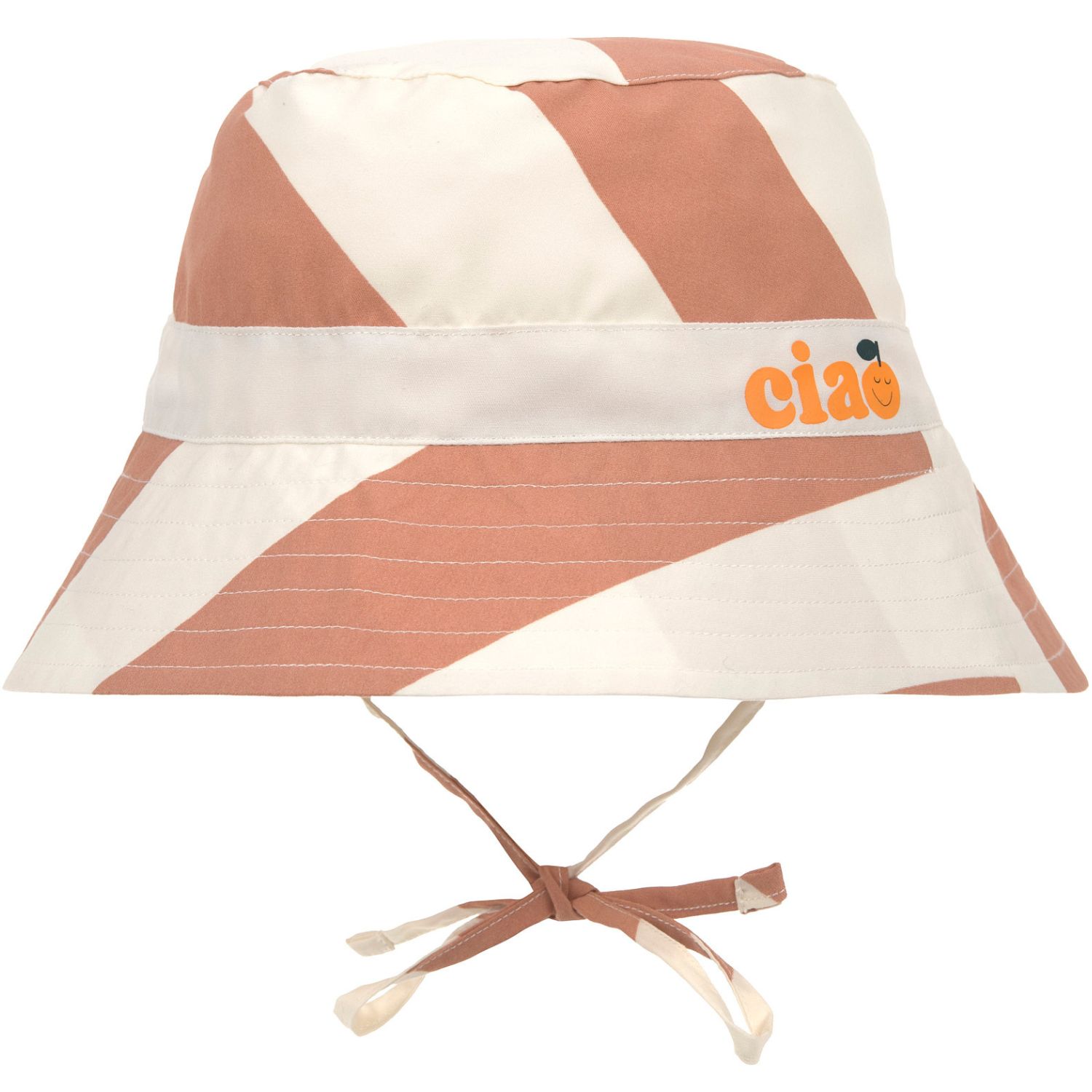 Bob anti-UV Rayures terre et sel marin (3-6 mois) (Lassig) - Image 1