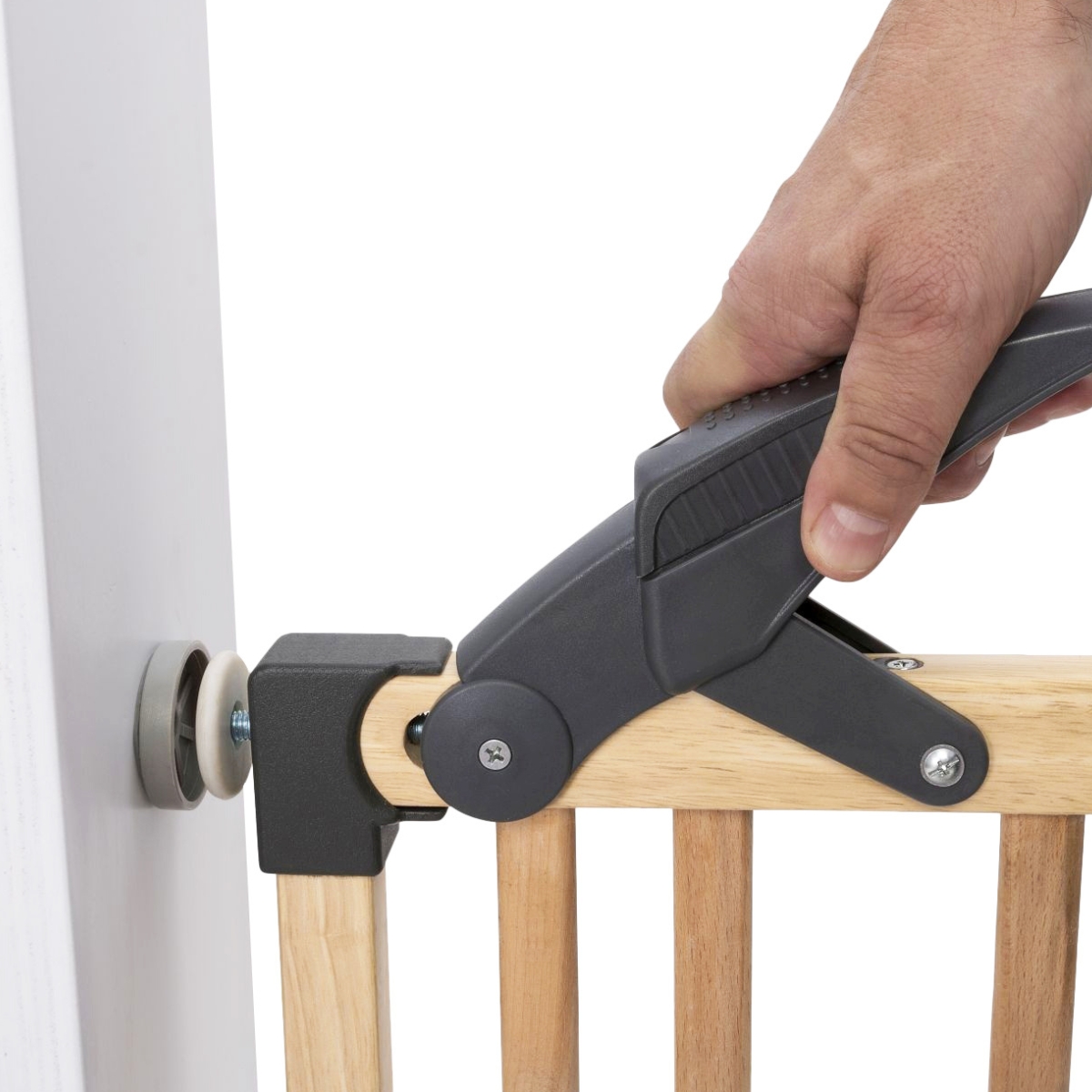 Barrière de porte à pressions Naturel (68 à 102 cm) (Geuther) - Image 5