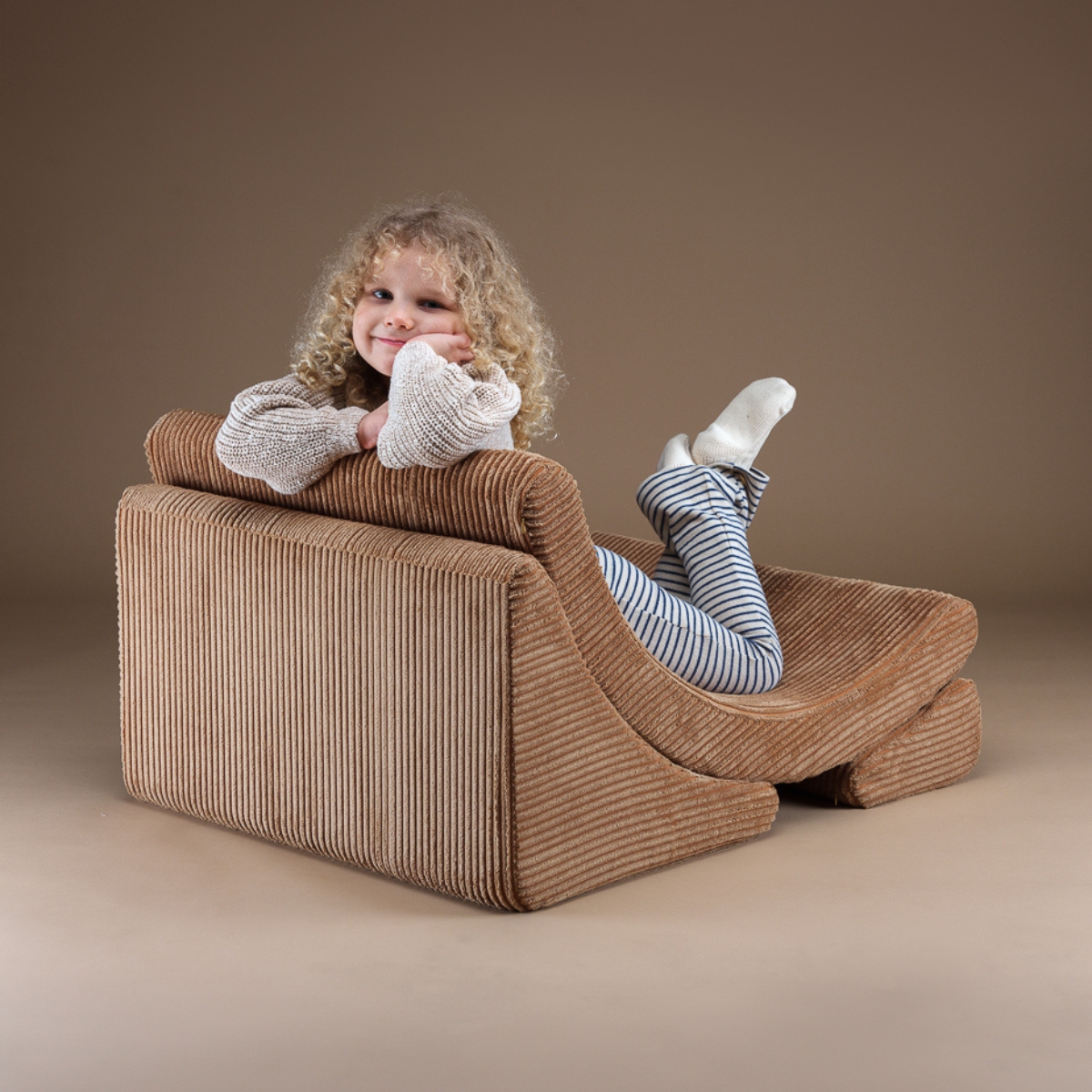 Fauteuil Moon Toffee velours côtelé (Wigiwama) - Image 5
