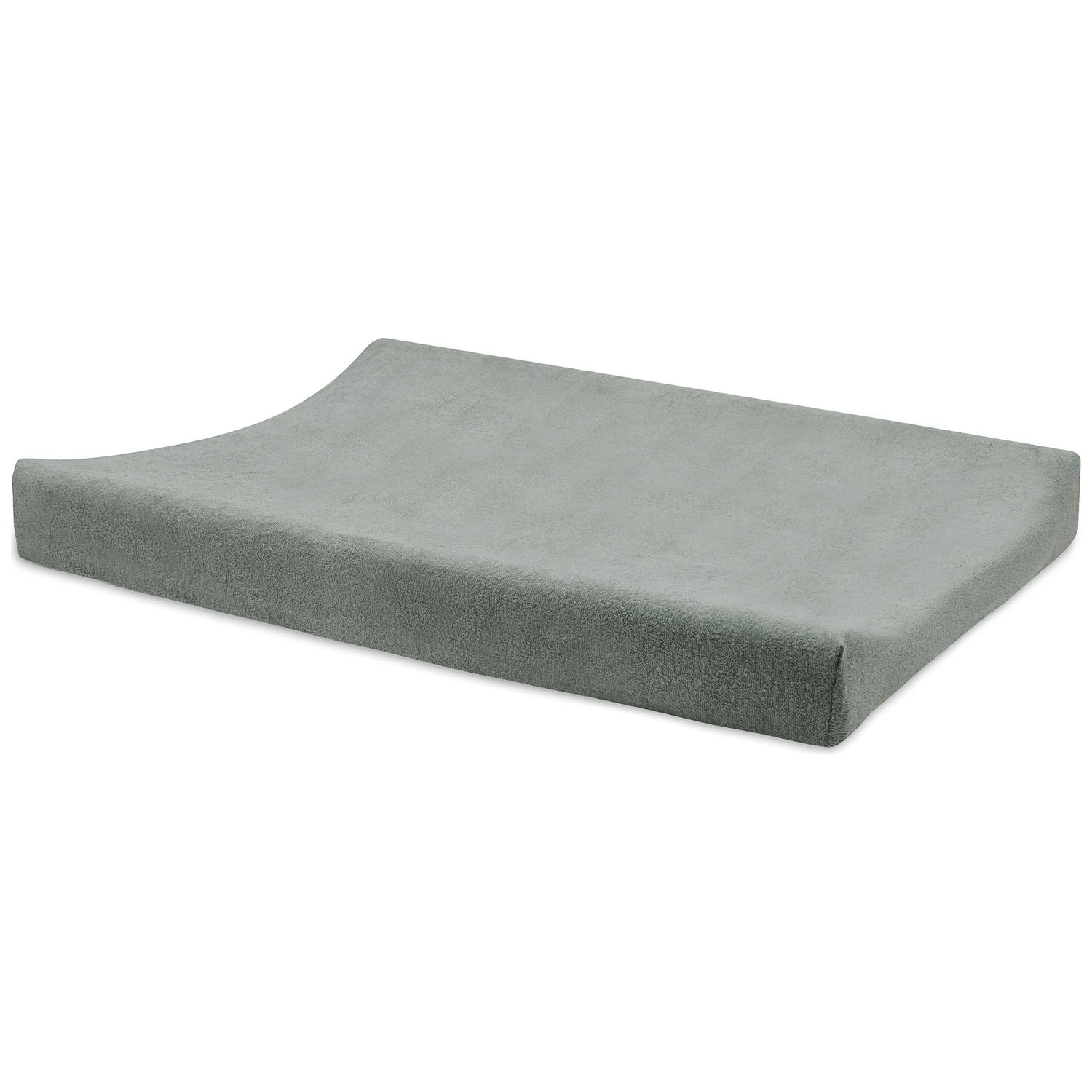 Lot de 2 housses de matelas à langer en éponge Sea Green-Ivory (50 x 70 cm) (Jollein) - Image 1
