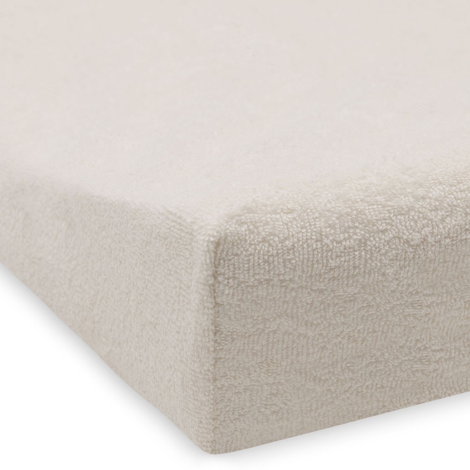Lot de 2 housses de matelas à langer en éponge Sea Green-Ivory (50 x 70 cm) (Jollein) - Image 2