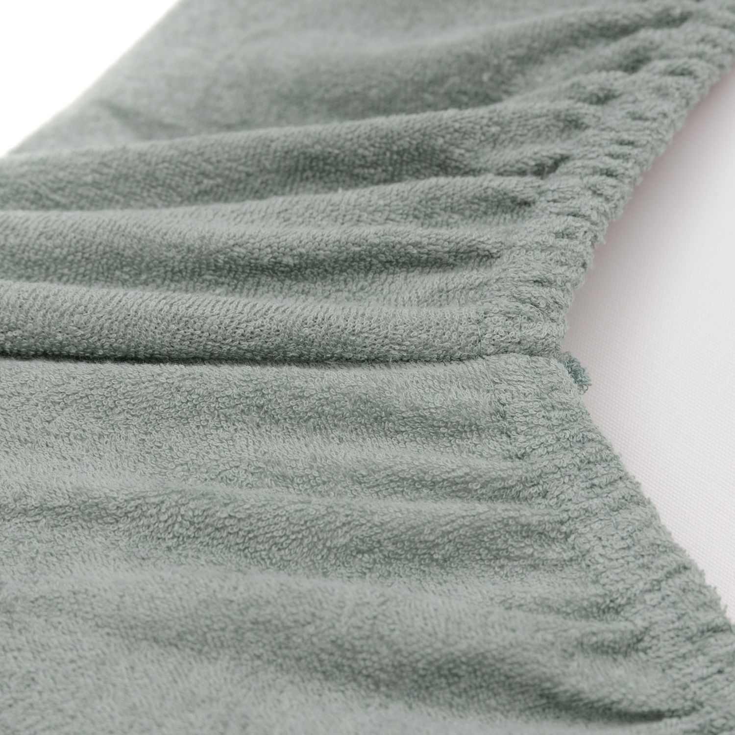 Lot de 2 housses de matelas à langer en éponge Sea Green-Ivory (50 x 70 cm) (Jollein) - Image 5