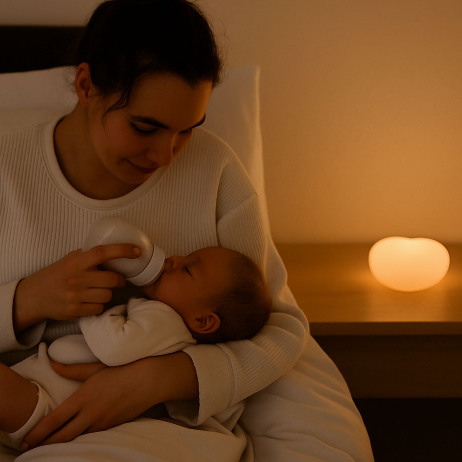 Veilleuse d’allaitement Ruby vieux rose (FLOW) - Image 3