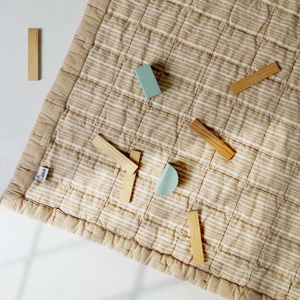 Tapis de jeu baby relax mat Anna caramel S (87 x 100 cm) (Nattiot) - Image 3