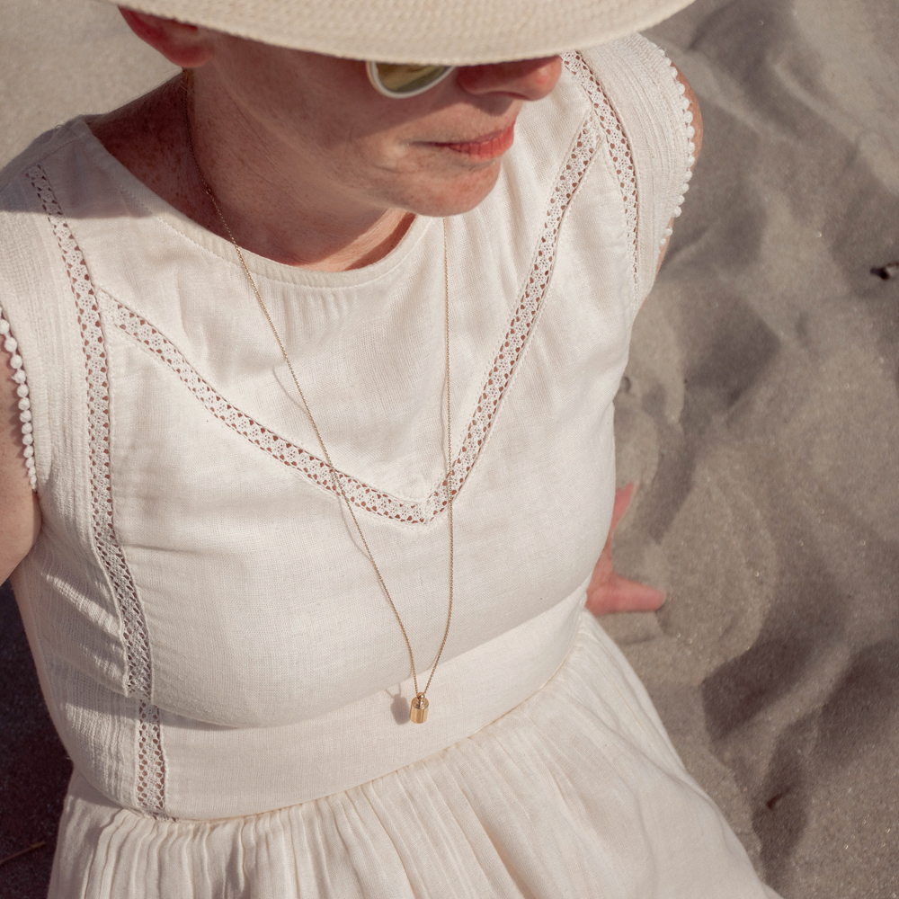 Pendentif personnalisable plaqué or jaune (Mon Petit Poids) - Image 4