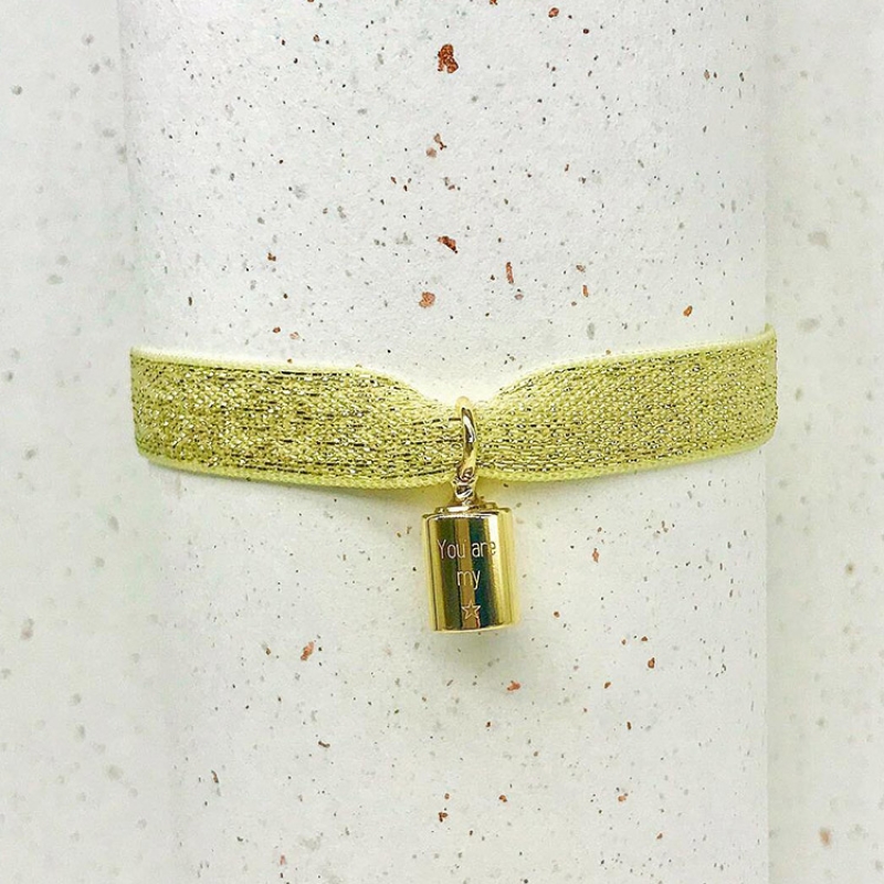 Pendentif personnalisable plaqué or jaune (Mon Petit Poids) - Image 9