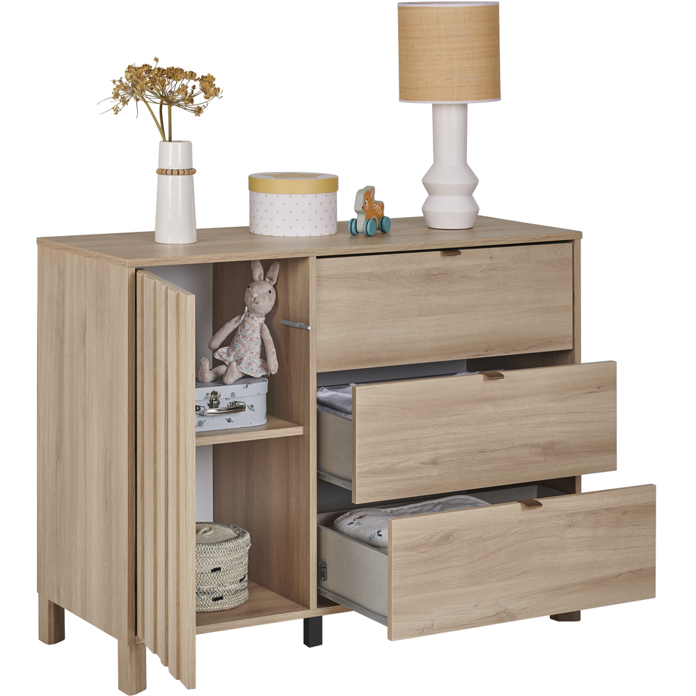 Commode 1 porte 3 tiroirs Calypso (Galipette) - Image 3