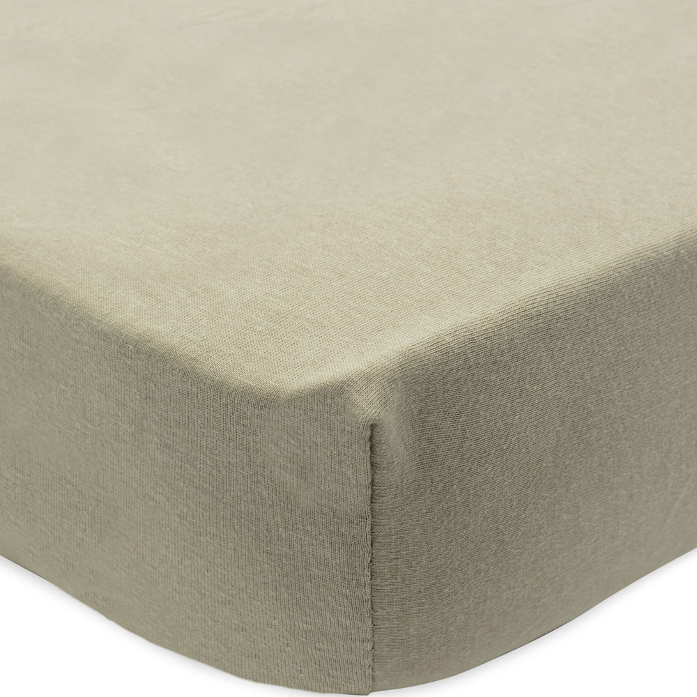 Drap housse en jersey Olive Green (40 x 80 cm) (Jollein) - Image 5