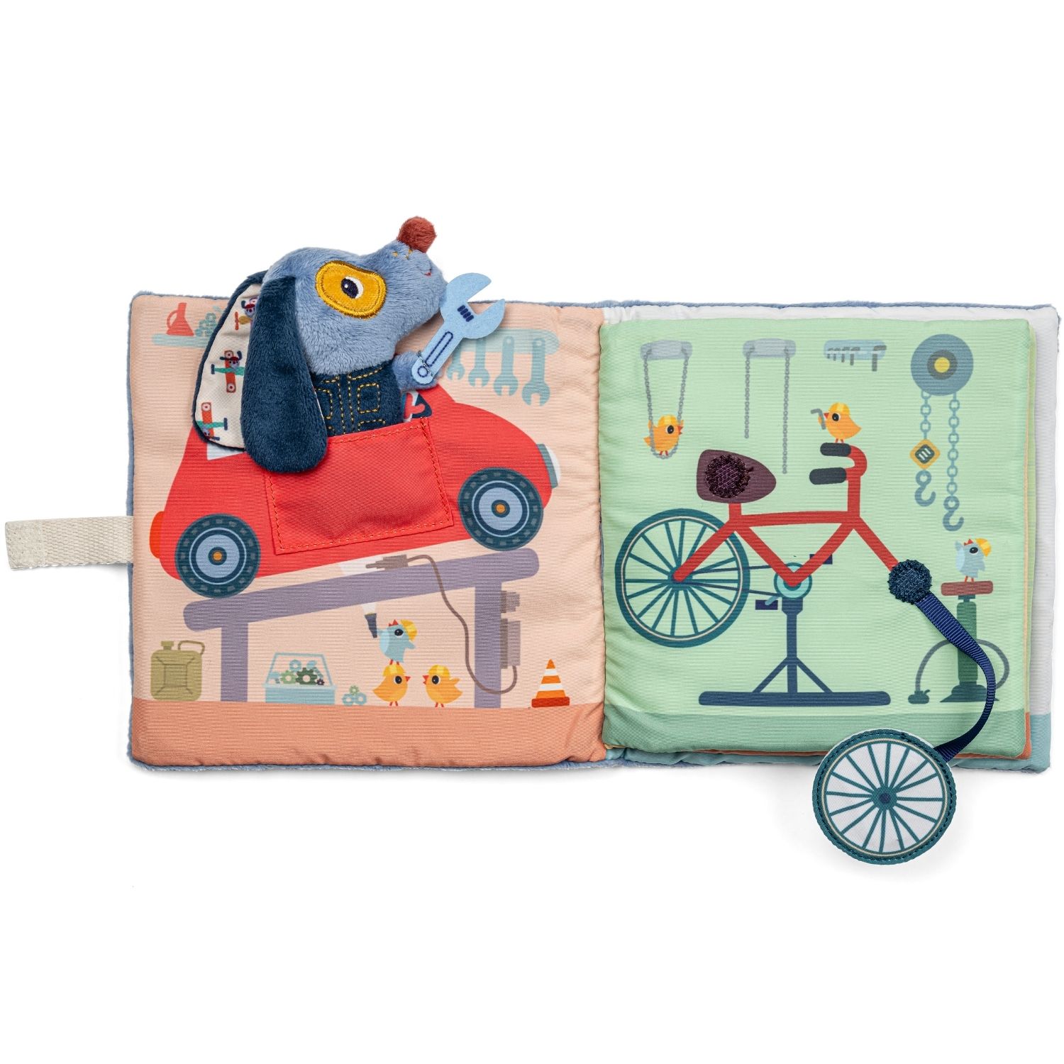 Livre d'activités le garage de Jules (Lilliputiens) - Image 1