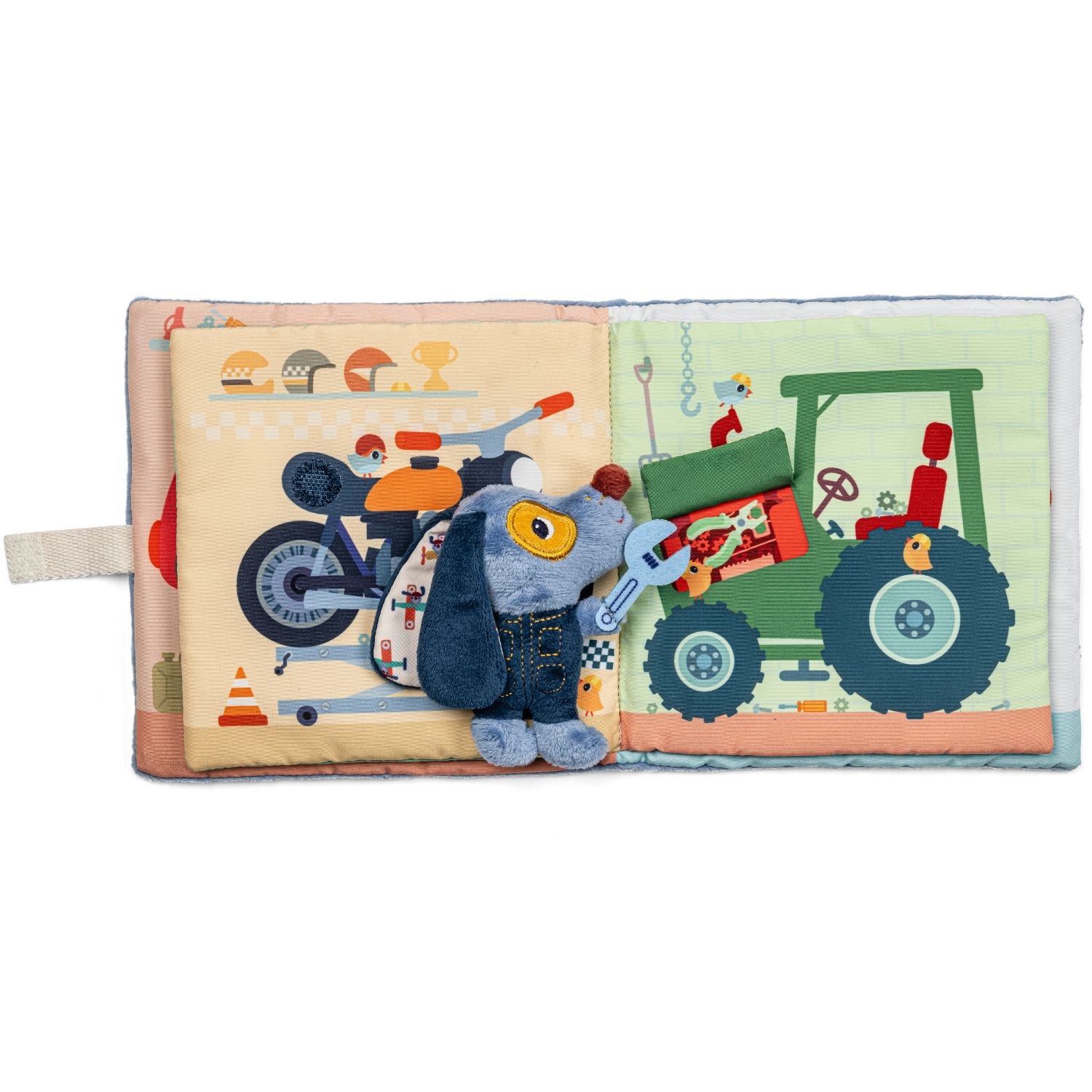 Livre d'activités le garage de Jules (Lilliputiens) - Image 2