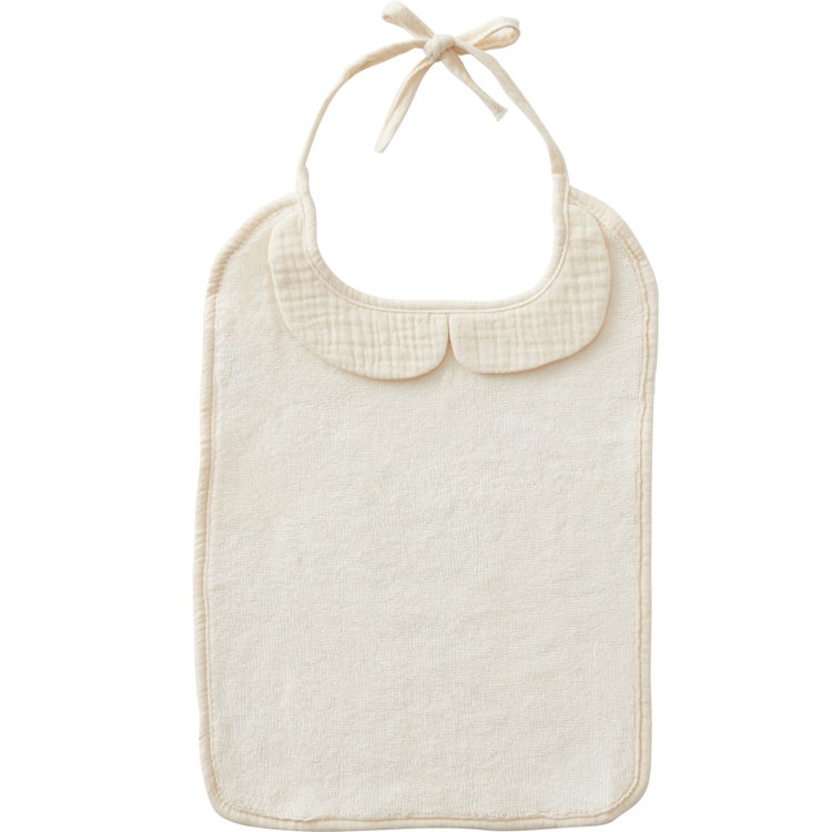 Bb&Co - Bavoir à nouer Soft bambou mousse de lait