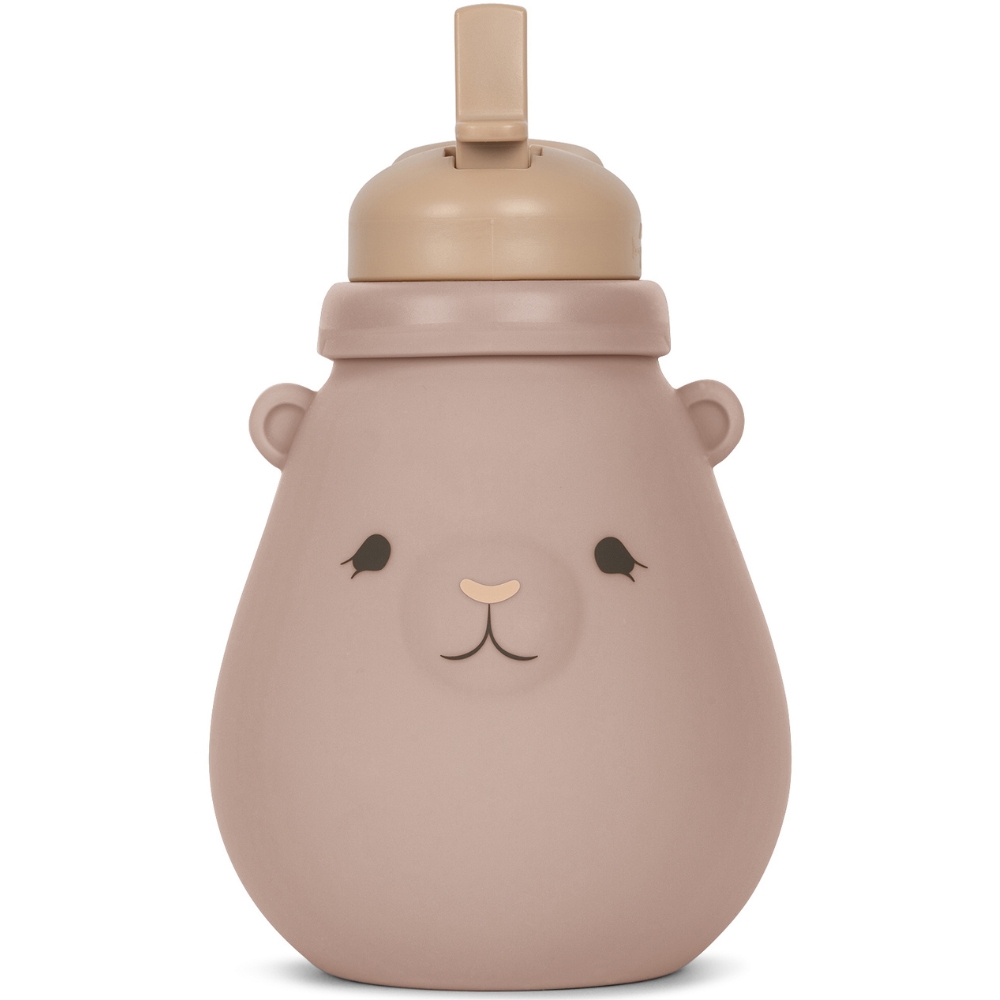 Gourde en silicone Teddy Blush (Konges Slojd) - Image 1