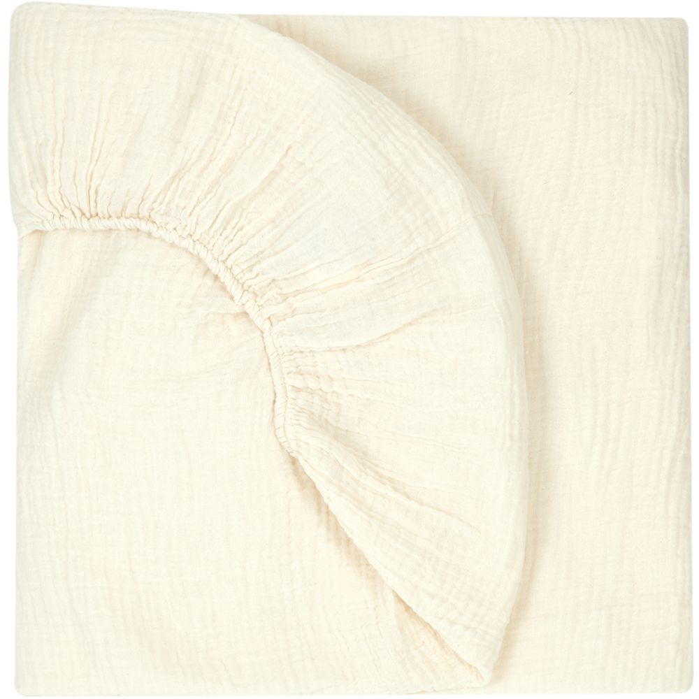 Nobodinoz - Drap housse Natural Wabi-Sabi (70x140 cm)