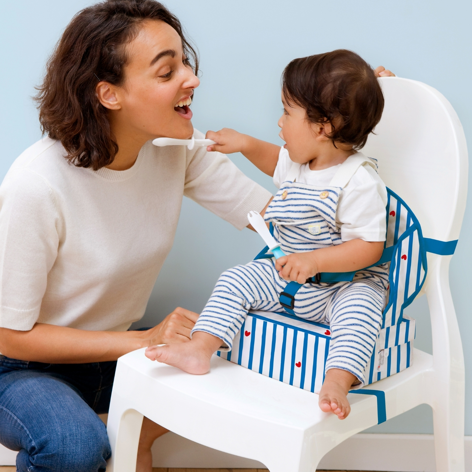 Réhausseur nomade Easy up Navy Love (BABY TO LOVE) - Image 3