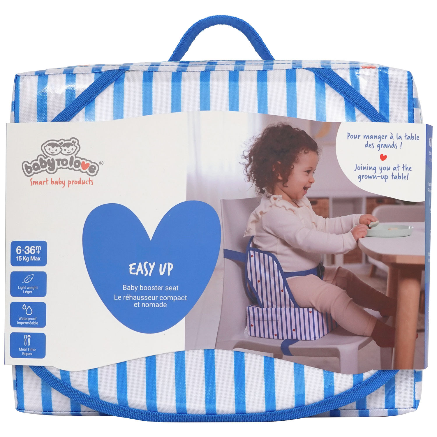 Réhausseur nomade Easy up Navy Love (BABY TO LOVE) - Image 8