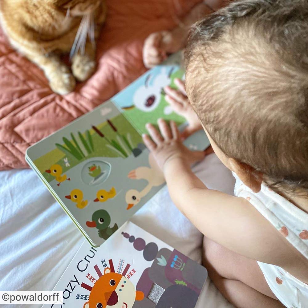Livre tactile et sonore Funky Farm (Lilliputiens) - Image 2