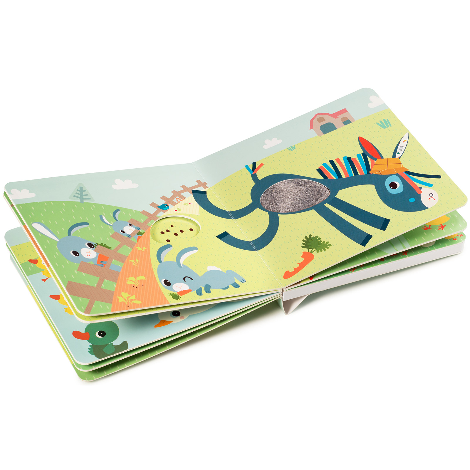 Livre tactile et sonore Funky Farm (Lilliputiens) - Image 5