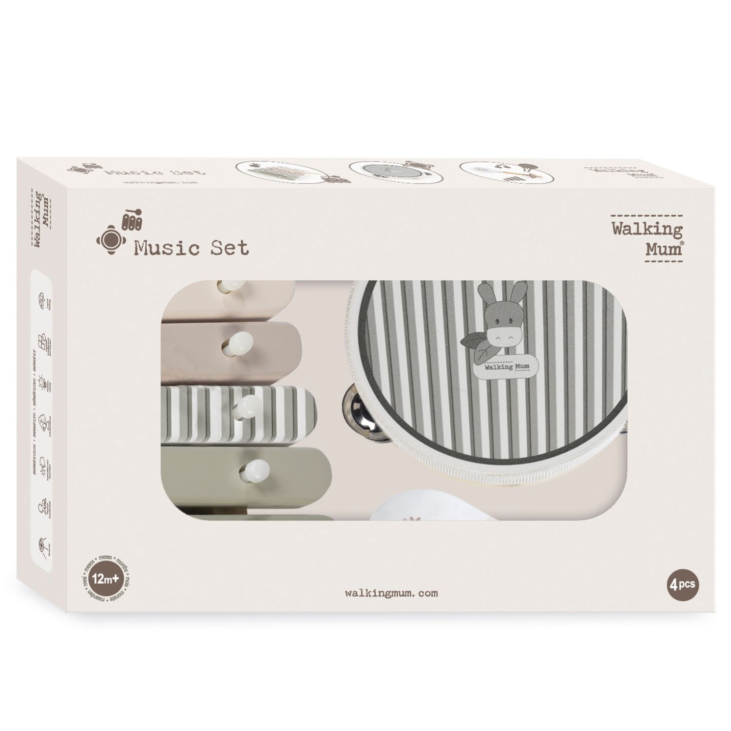 Ensemble d'instruments de musique en bois Botton (Walking Mum) - Image 6