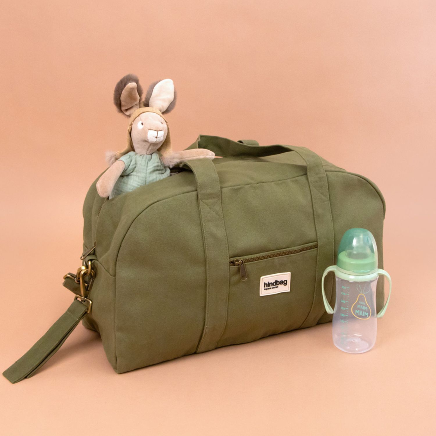 Sac à langer Basile Olive (Hindbag) - Image 3