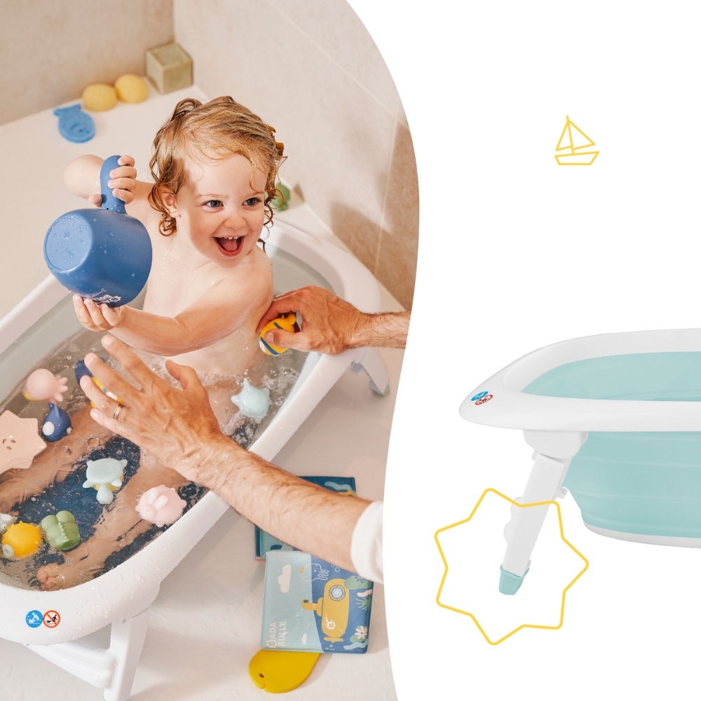 Baignoire pliable bleue (Badabulle) - Image 2