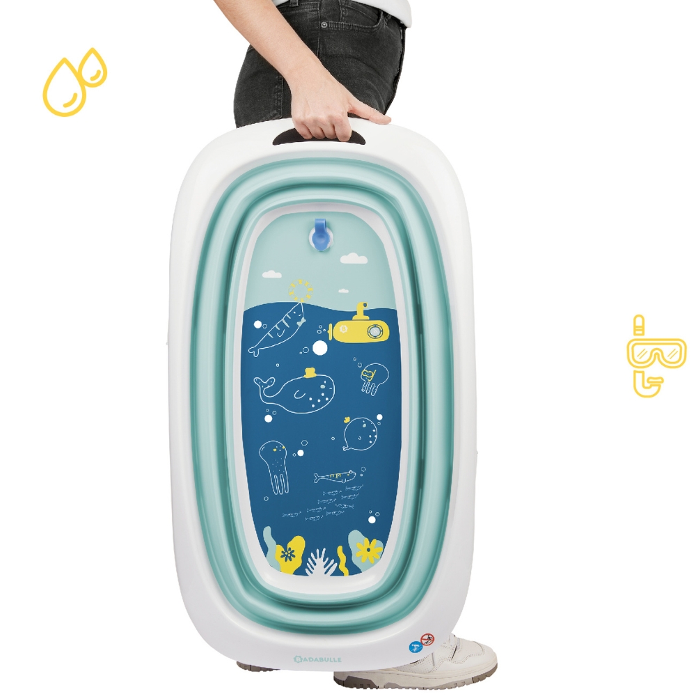 Baignoire pliable bleue (Badabulle) - Image 3
