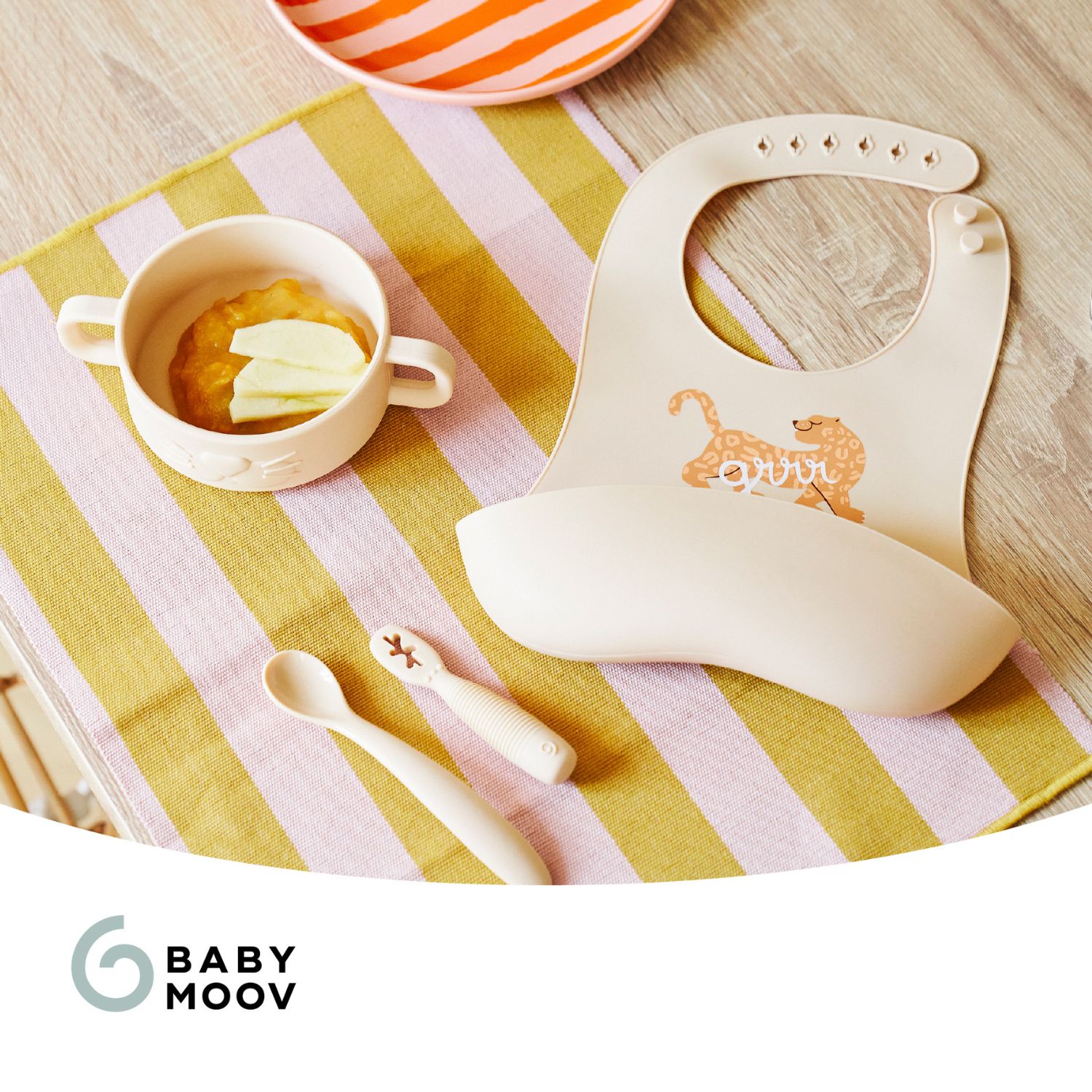 Coffret repas Mini Roar (4 pièces) (Babymoov) - Image 1