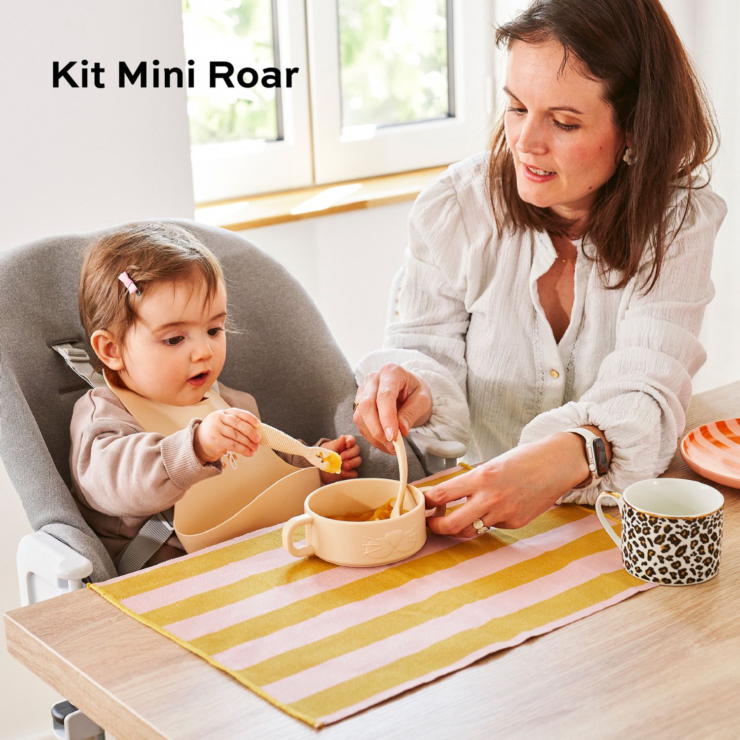 Coffret repas Mini Roar (4 pièces) (Babymoov) - Image 3