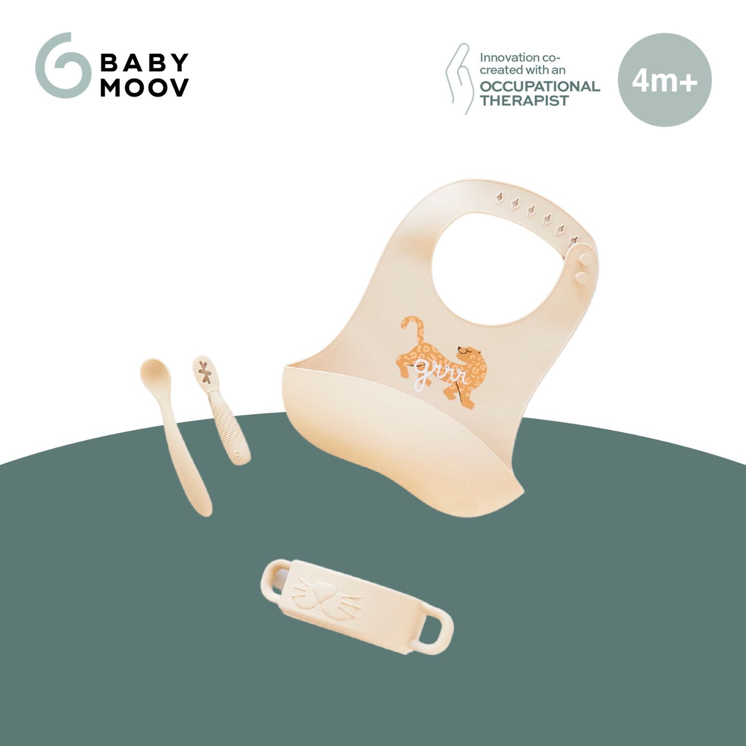 Coffret repas Mini Roar (4 pièces) (Babymoov) - Image 4